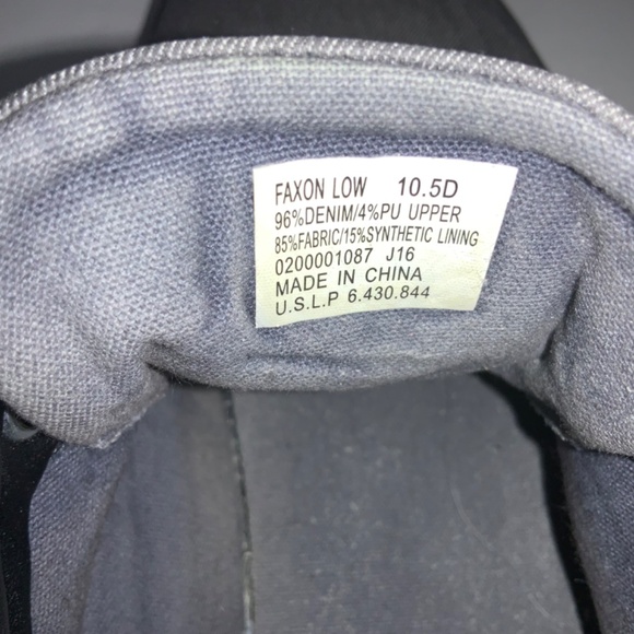 Polo Ralph Lauren Faxon low top sneakers walking shoes Sz 10.5D grey - Picture 7 of 7